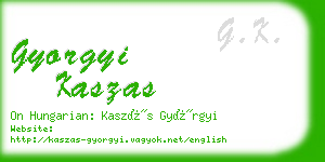 gyorgyi kaszas business card